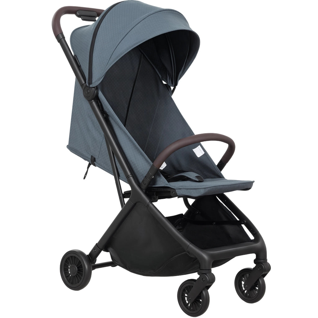 Passeggino per Bambini con Tettuccio Regolabile e Sacca Portaoggetti. 87x50x103 cm. Blu e Nero