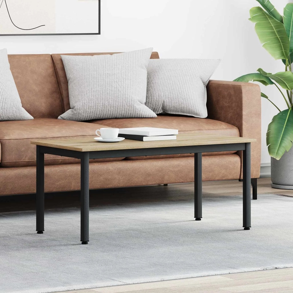 Tavolino da salotto Sonoma 100 x 50 x 45 cm Legno multistrato