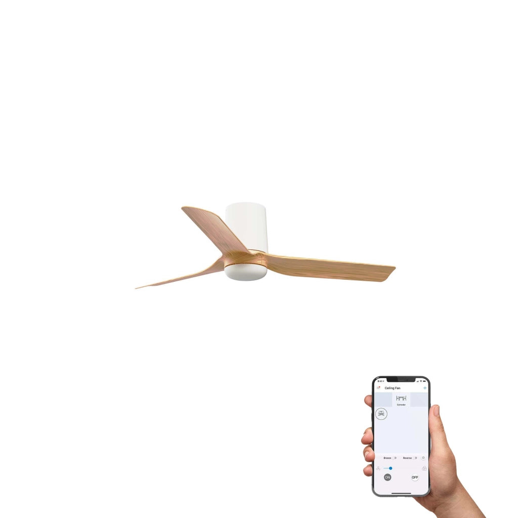 MINI PUNT TUB S Ventilatore bianco/acero TUYA