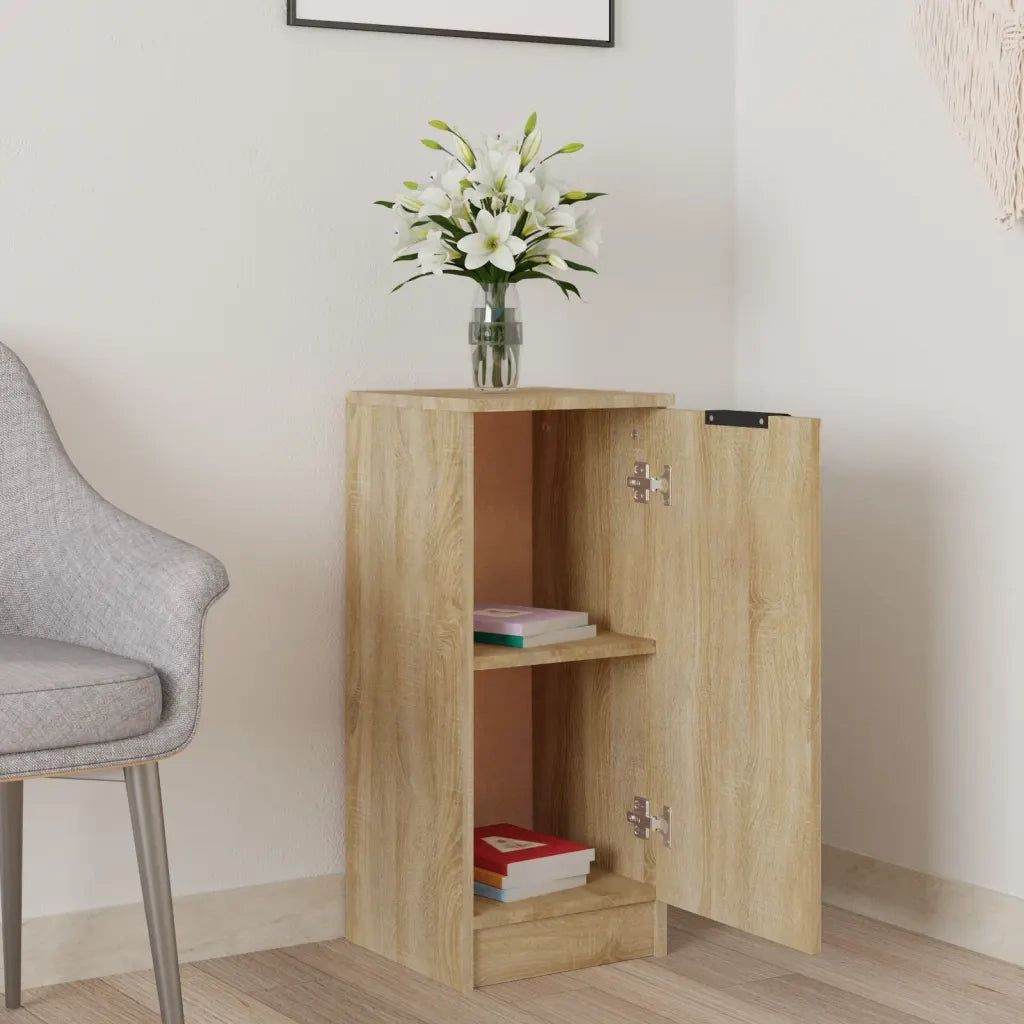 Credenza Rovere Sonoma 30x30x70 cm in Legno Multistrato 811139