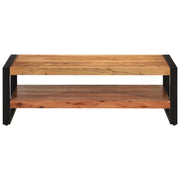 Tavolino da salotto | Tavolino da caff¨¨ | Tavolino da Soggiorno 120x55x40 cm in Legno Massello di Acacia