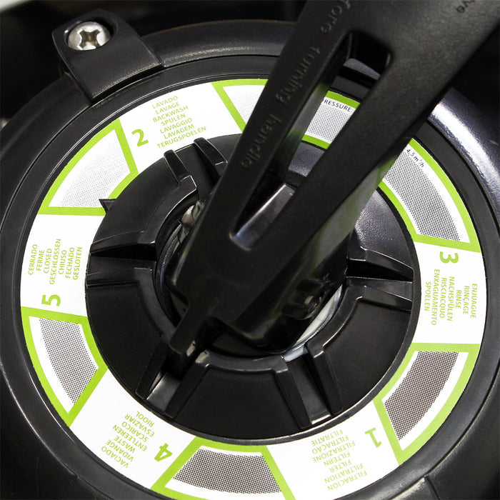 Filtro a sabbia con pompa autoadescante e valvola a 5 posizioni HZS-300, 380W, filtraggio acqua piscina