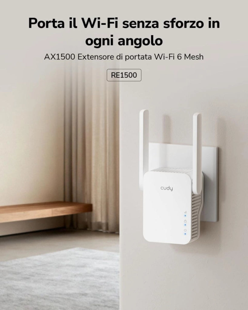 Ripetitore Extender Cudy Dual Band AX1500