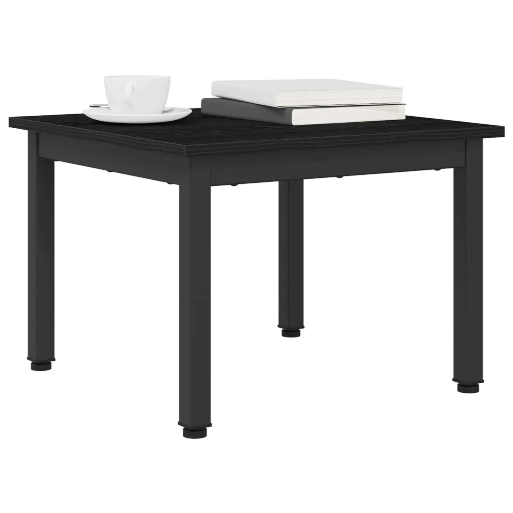 Tavolino da salotto Rovere Nero 50 x 50 x 36 cm 892542
