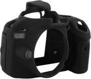 Hoes siliconica antislip per Nikon D3100 D3200, design personalizzato con disegno dei pulsanti (Multicolore) (Nero)