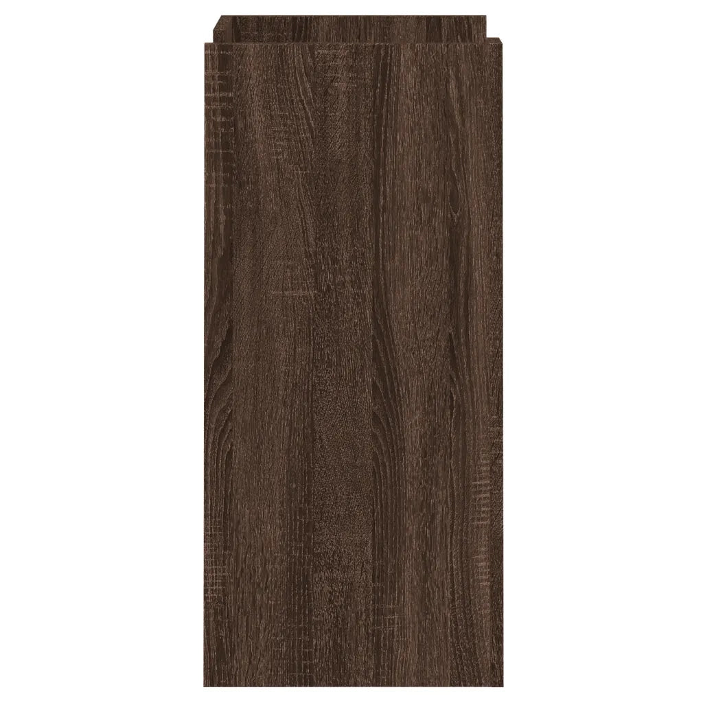Credenza Rovere Marrone 45x35x75 cm in Legno Multistrato 848387
