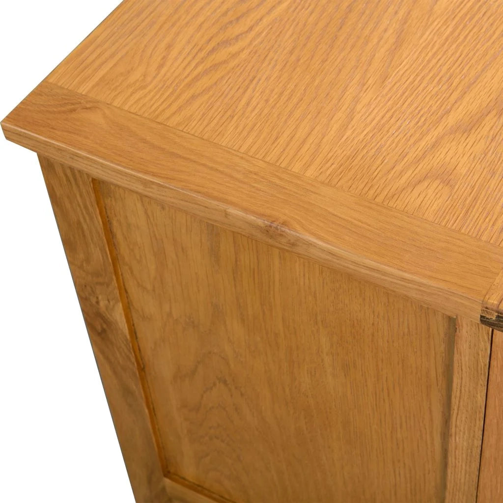 Mobile TV/credenza pratico e di design 90 cm legno massello di rovere 2502089