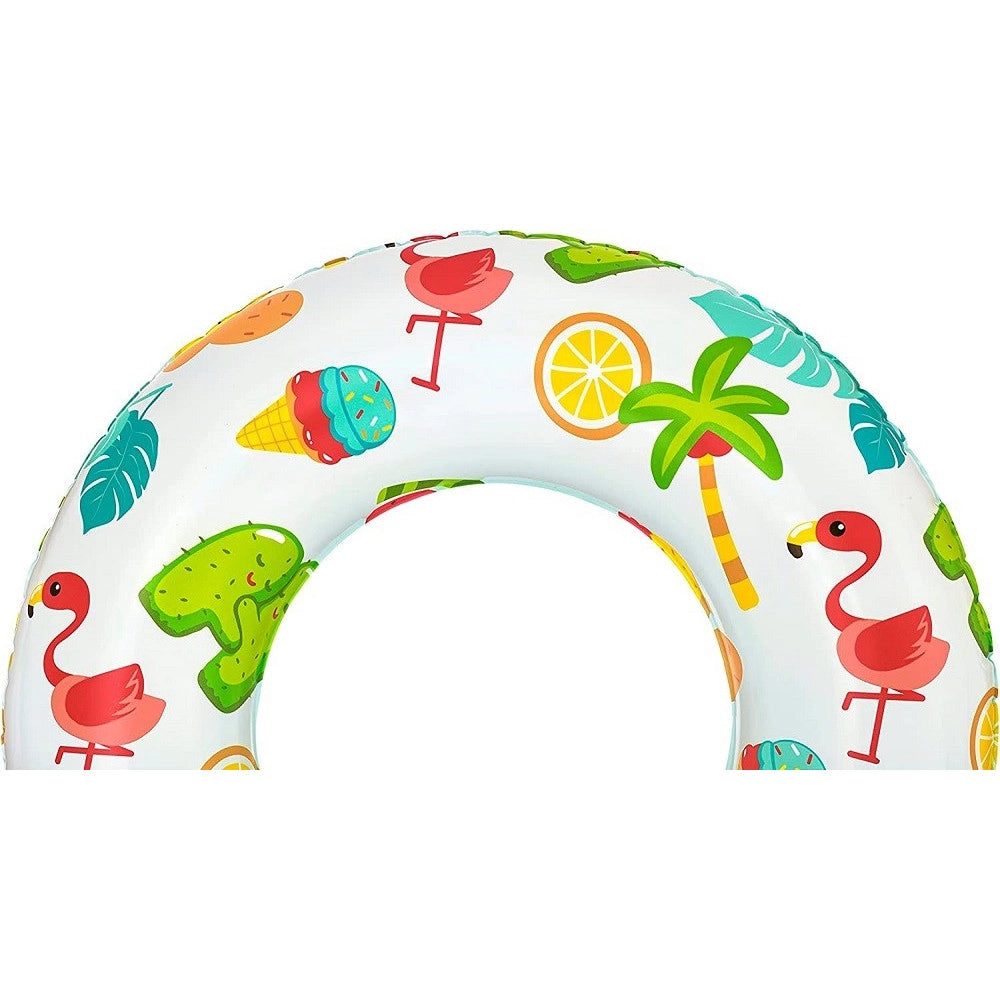 Trade Shop - Ciambella Salvagente Gonfiabile A Fantasia 61 Cm Per Bambini Modelli Ass. 36014 -