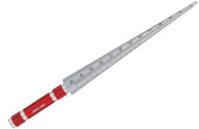 Misuratore di diametro con alta precisione - Taps Toelopende Meter - Acciaio inossidabile - Misura 1-6,5/3-15/15-30/30-45 mm - Scala di misura 0,1 mm - Strumento di misura manuale