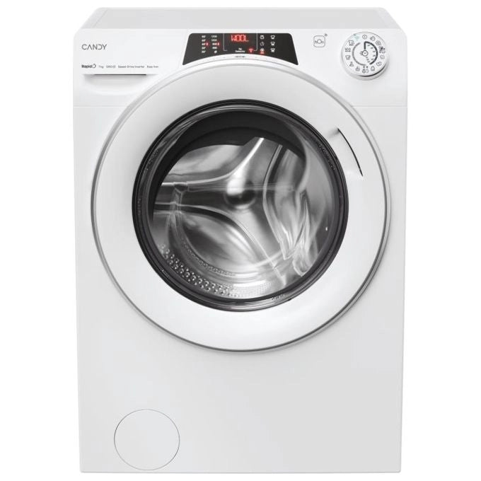 Candy RapidÓ RO41274DWMST/1-S lavatrice Caricamento frontale 7 kg 1200 Giri/min Bianco