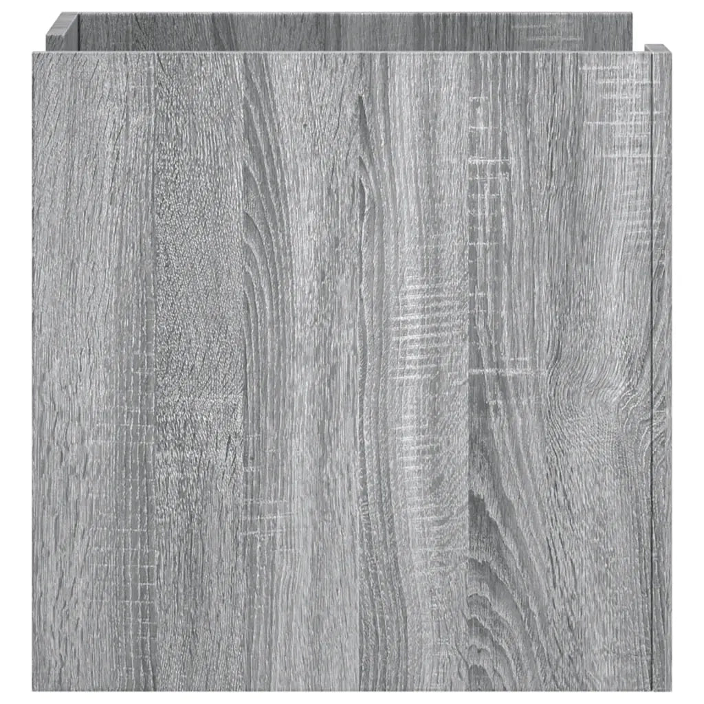 Comodino-Tavolino da notte Grigio Sonoma 45x50x50 cm in Truciolato 666237