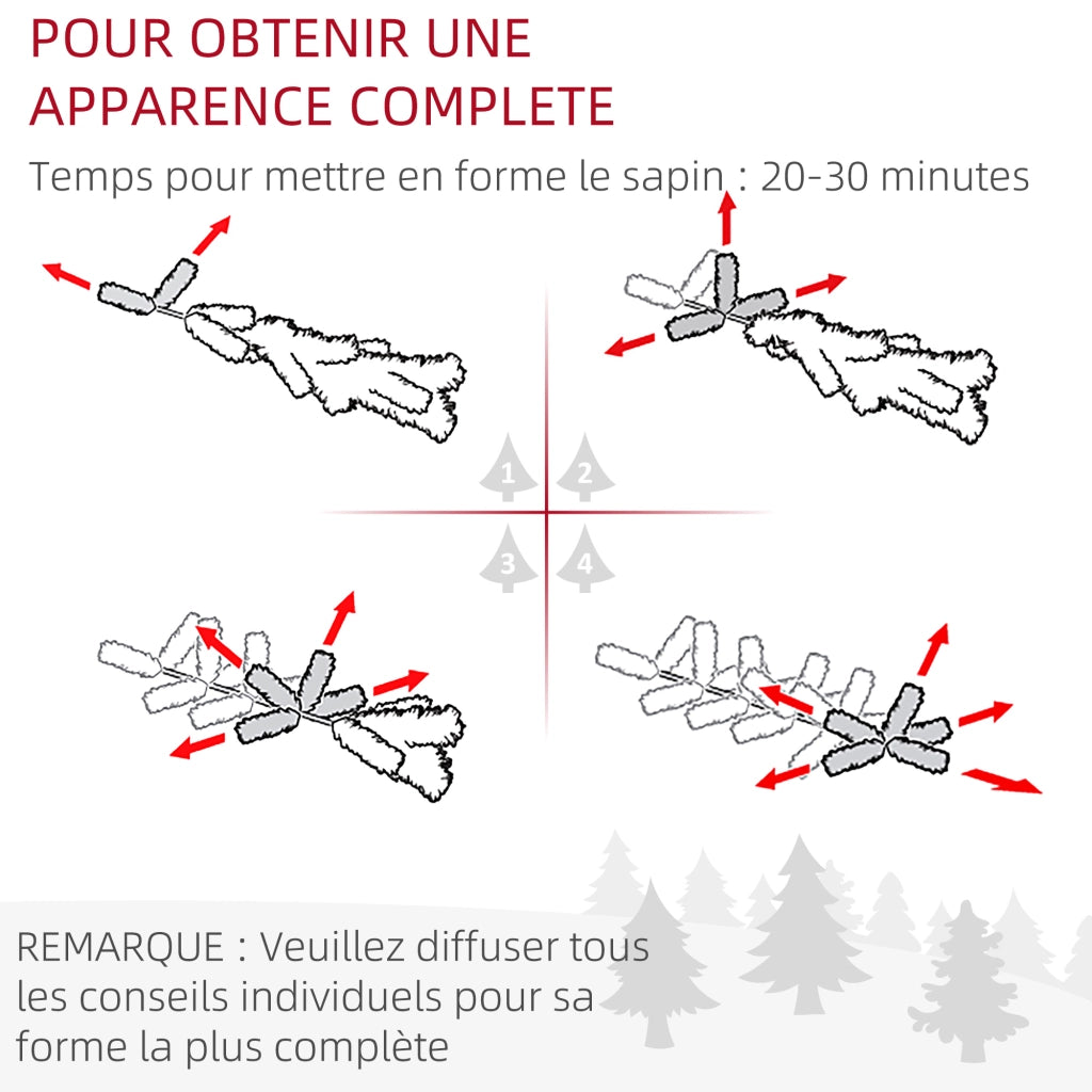 Albero di Natale Artificiale ¨C zephmum ¨C Verde, 210 cm, Nordmann, 865 Rami