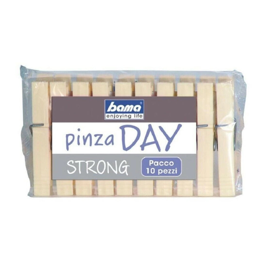 Pinze Mollette Per Appendere Day Confezione Da 16 Pezzi Colori Vari - Bama Spa