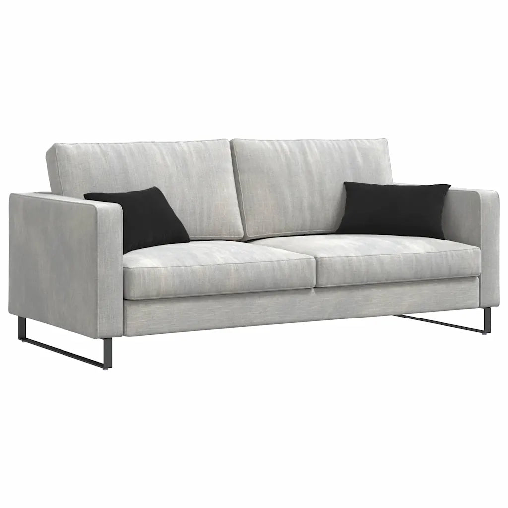 Cuscini da Divano 2 pcs Nero 50 x 30 cm Tessuto in Cords 42013633