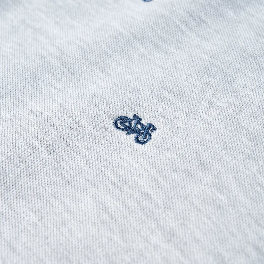 Polo per Bambini Grigio M¨¦lange 128