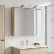 Mobiletto per specchio da bagno Rovere Sonoma