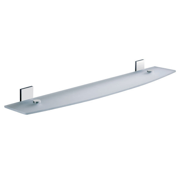 Mensola 60 cm in vetro temperato 7819-60 Gedy serie MAINE Cromato