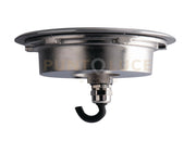 INCASSO CALPESTABILE LED CROWN DC24V ACCIAIO 18W RGB DIMMERABILE IP68 17X6,7CM