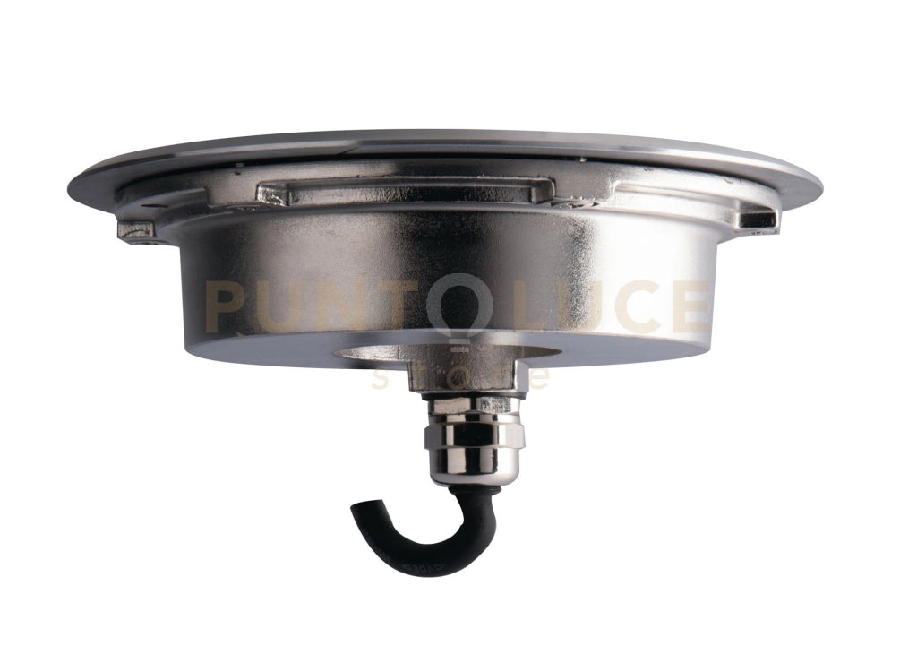 INCASSO CALPESTABILE LED CROWN DC24V ACCIAIO 18W RGB DIMMERABILE IP68 17X6,7CM