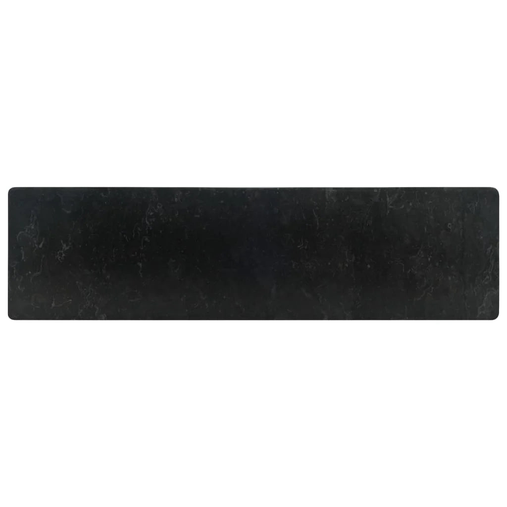 Lavabo in marmo nero 45 x 30 x 12 cm 02_0002554