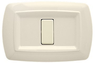 Placca Tondo' 1 Posto Avorio, FEB 2591/A