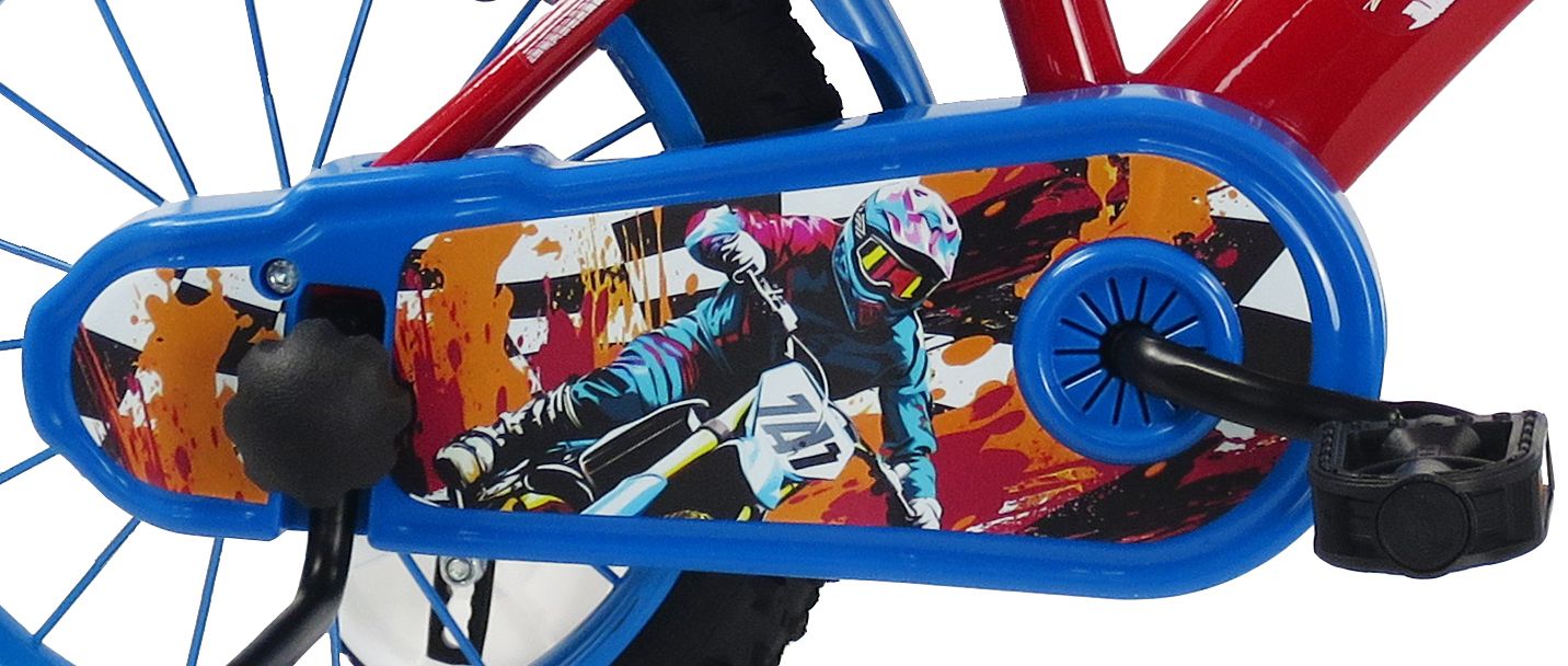 SCH SPEED 14", bicicletta per bambini, adatta a bambini tra i 4 e i 6 anni, per altezza tra 100 e 120 cm, con campanello