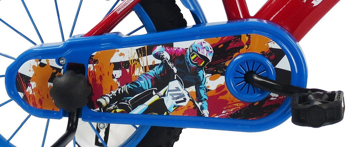 SCH SPEED 14", bicicletta per bambini, adatta a bambini tra i 4 e i 6 anni, per altezza tra 100 e 120 cm, con campanello