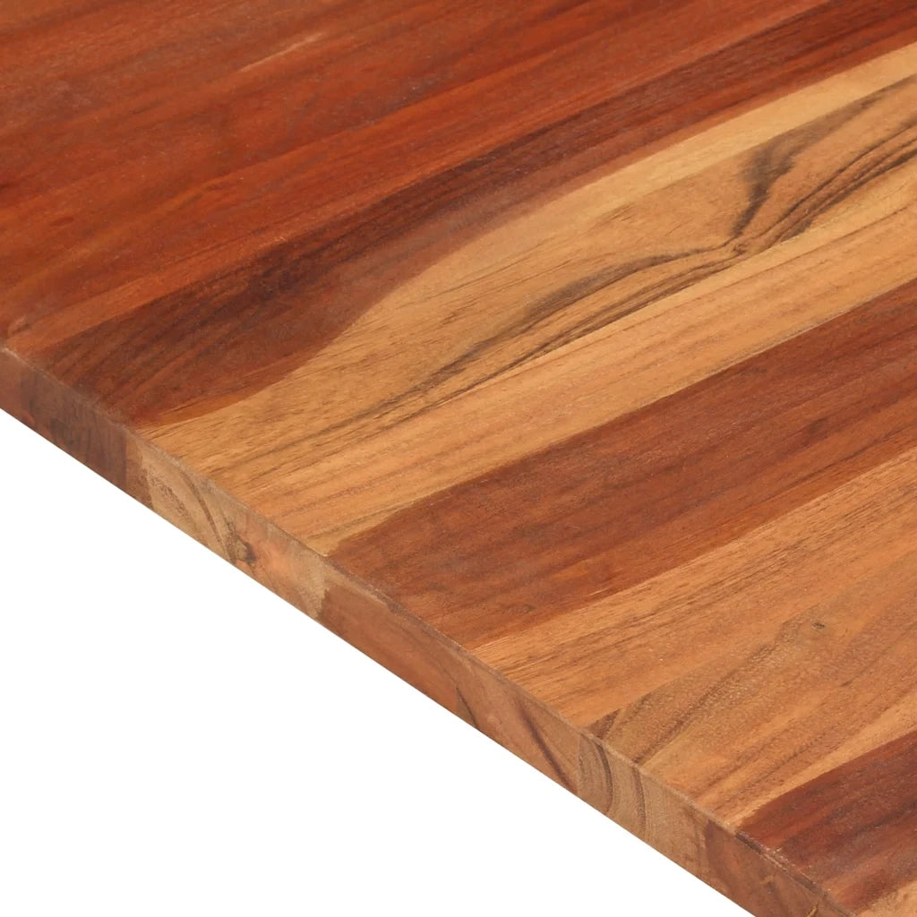 Piano Tavolo in Legno Massello di Acacia 25-27 mm 60x70 cm 285989