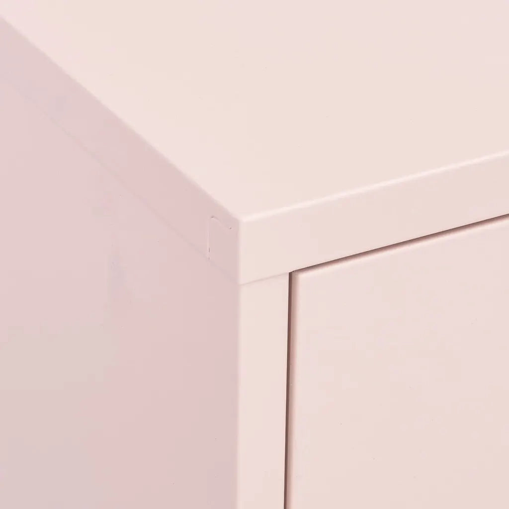 Armadietto Rosa 80x35x101,5 cm in Acciaio 336157