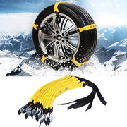 Sneeuwkettingen universali 185-225 mm - Antislip - Adatti a Auto/Veicoli Commerciali/SUV - Materiale TPU resistent al consumo - Massima trazione - Resistenza fino a -40°C - Catene per pneumatici