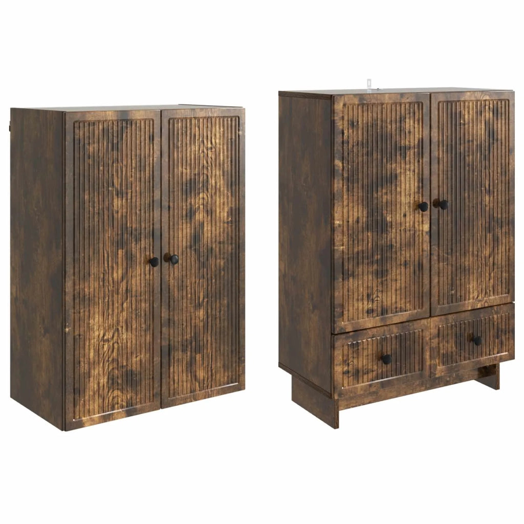 Set di armadi 2 pcs Rovere Fumo 66 x 34,5 x 95 cm 3416354