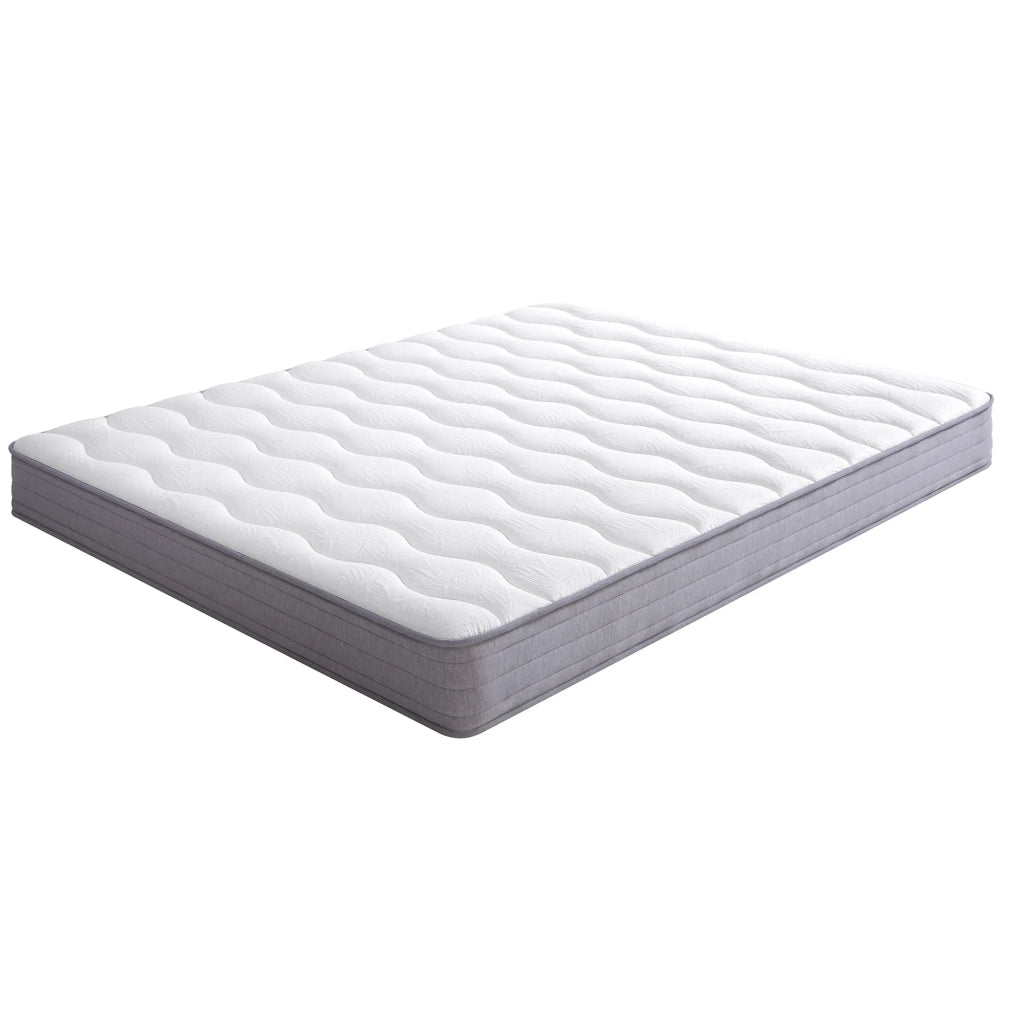 Materasso a Molle con Supporto Lombare Ergonomico Rigidità H3 140x200x20 cm; Bianco