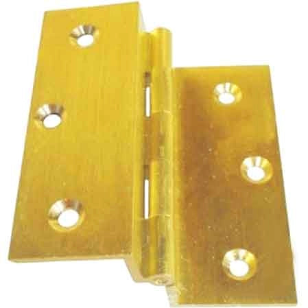 CERNIERA FRESATA DOPPIO COLLO 60x50 mm - Bronzato - 24 pezzi