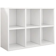 Libreria da 90x30x60 cm, in finitura bianca, ideale per ogni ambiente.