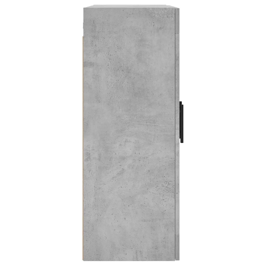 Armadietto a Muro | Mobile a Parete Grigio Cemento 69,5x34x90 cm