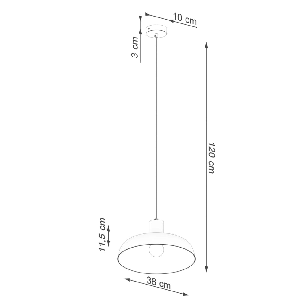 Lampada a sospensione MAVARO bianca legno E27 15W