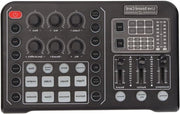Pannello di Mixaggio Audio Bluetooth Professionale - Grande Membrana di Raffreddamento del Rumore - 15 Effetti Speciali - Ambiente Nero.