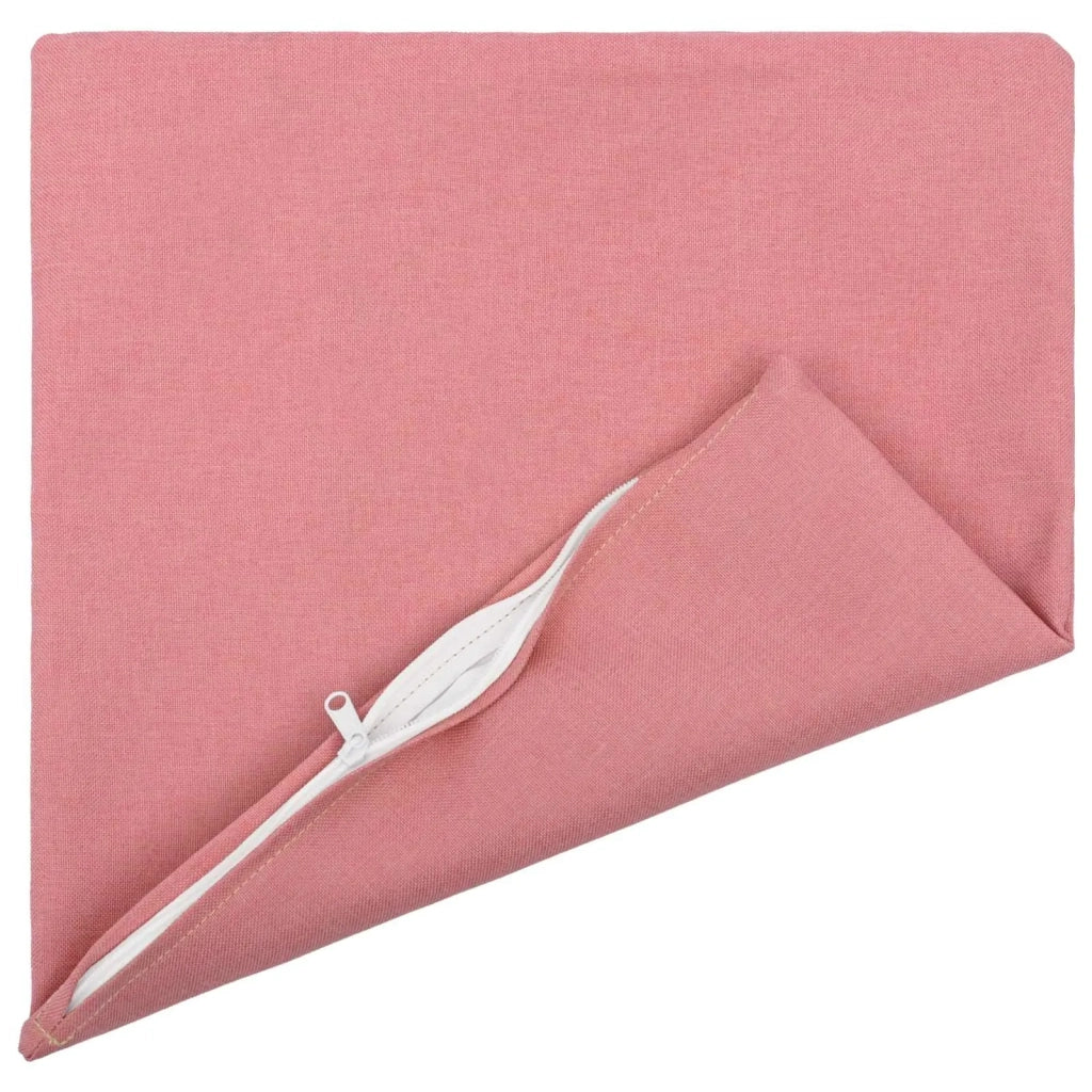 Cuscino con cuscino HEERLEN 2 pz Rosa Tessuto 923499
