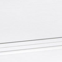 Set 2 Comodini Sospesi 49x38x23 cm in MDF e  Truciolato Bianco