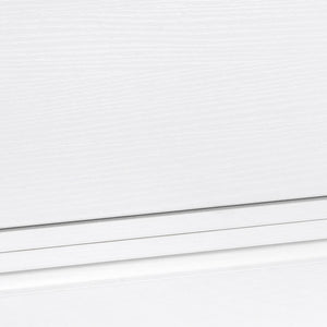 Set 2 Comodini Sospesi 49x38x23 cm in MDF e  Truciolato Bianco