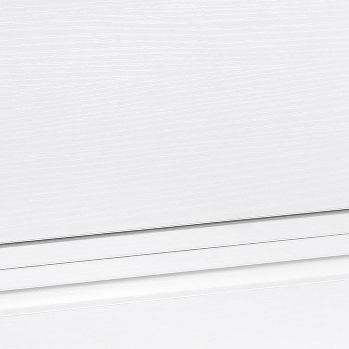 Set 2 Comodini Sospesi 49x38x23 cm in MDF e  Truciolato Bianco