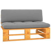 Divano Centrale Giardino a Pallet Marrone Miele Pino Impregnato cod mxl 56265