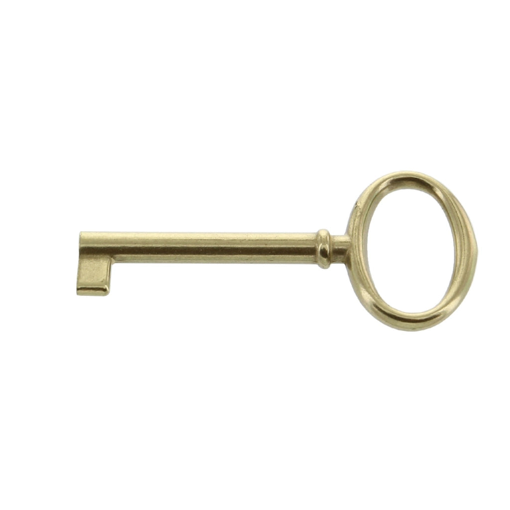 Chiave in ottone lucido femmina Metal Style per armadi e cassetti mobili