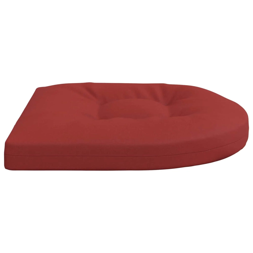 Cuscini per Sedia in 4 Pezzi 4 pz 100% Poliestere Rosso 945318