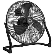 Ventilatore da Tavolo Elettrico ¨C zephmum ¨C Nero, Angolo Regolabile 120¡ã, 4 Velocit¨¤