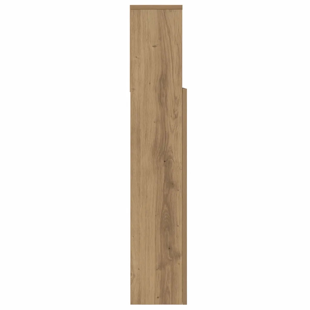 vidaXL Testata del letto rovere artigianale 220 x 19 x 101.5 cm
