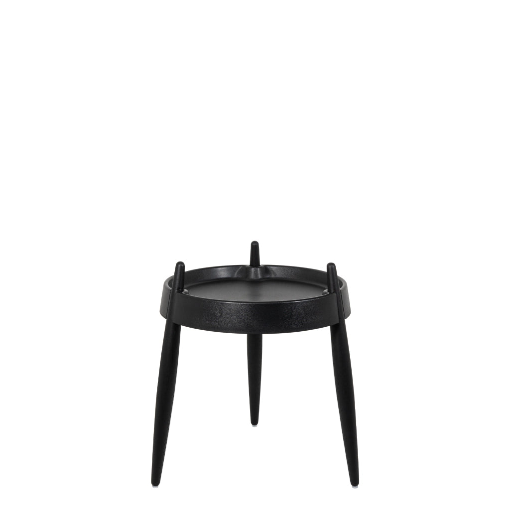 Zafferano Tavolino Liolà h47cm Nero - Frassino nero