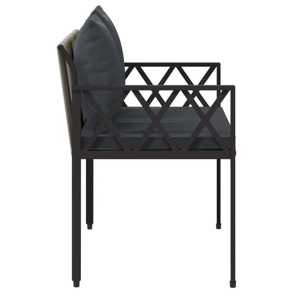 Panchine da esterno 2 -Seater 116 x 56 x 75 cm polyrattan 42025353