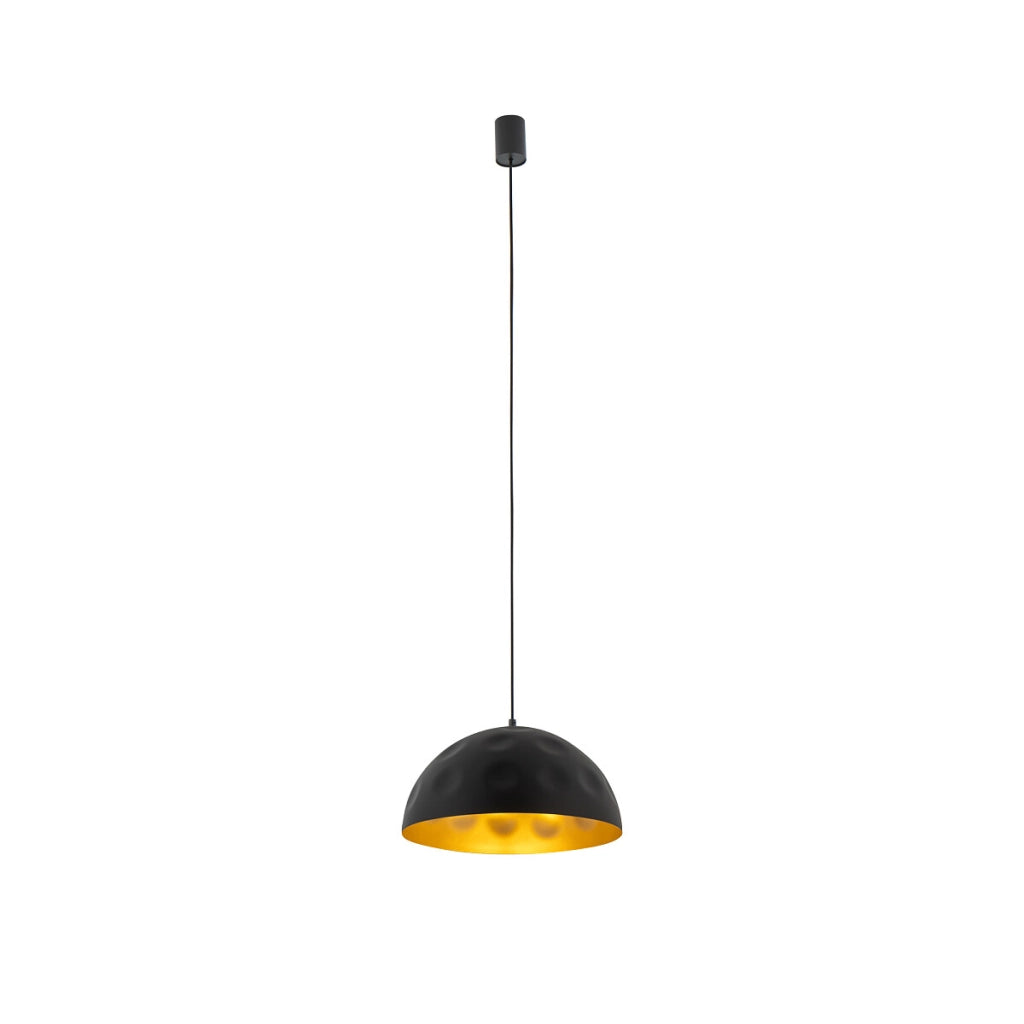 Lampada a sospensione nera/oro Nowodvorski Hemisphere 33cm