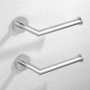 Sostegno per il Rollo del Water, Sostegno per Rollo del Water per Murale, Sostegno per Rollo del Water per Bagno e Cucina, Sostegno per Rollo del Water, Laminato in Acciaio Inossidabile, 2 Pezzi